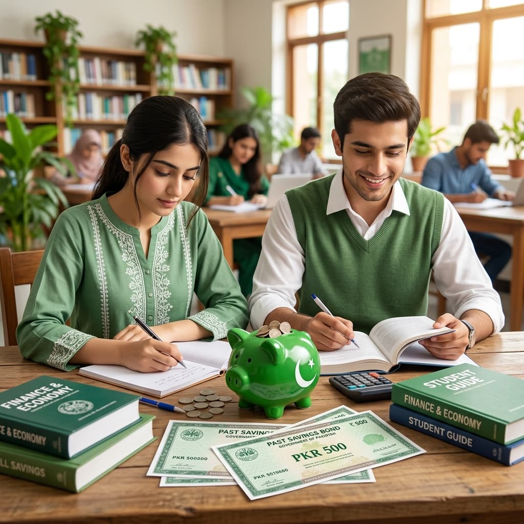 Rs. 100 student welfare prize bond guide showing prize amounts and how students can benefit